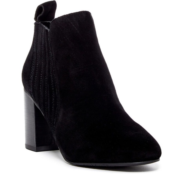 🎉2x HP🎉 14th & Union Tasha Suede Heeled Booties - Picture 1 of 9